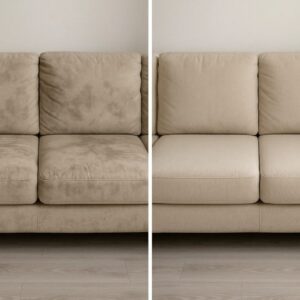 Clean Sofa in cozy living room