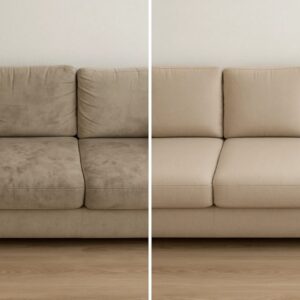 Clean Sofa in cozy living room