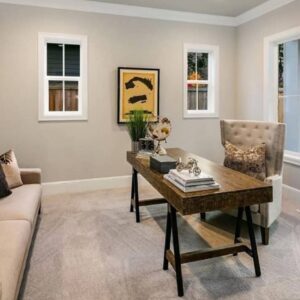 Modern home with clean carpet