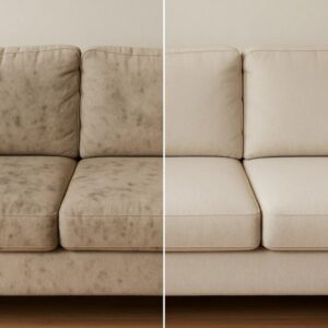 Clean Sofa in cozy living room